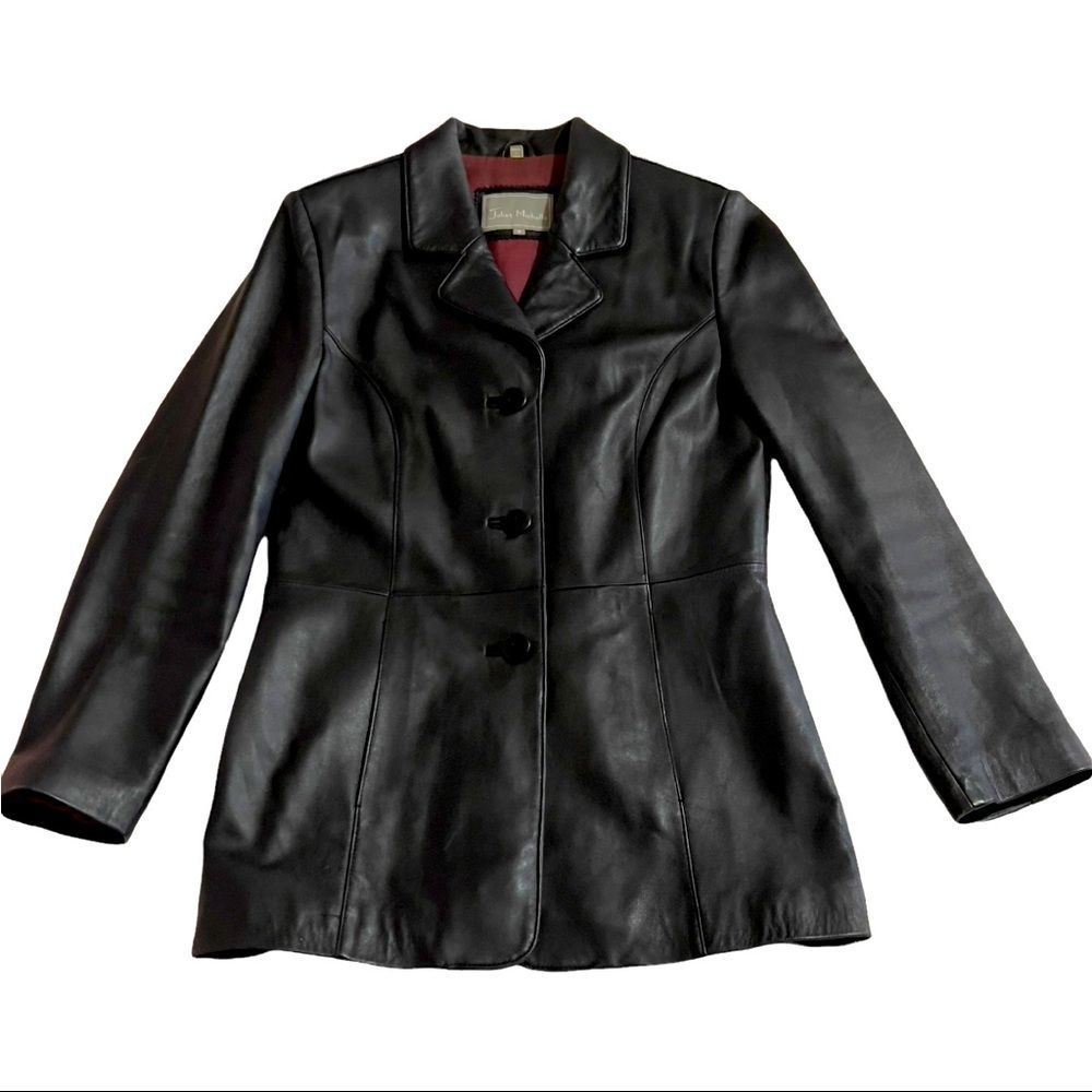 Juliet Michelle N. Zealand Lamb Skin Jacket Sz S